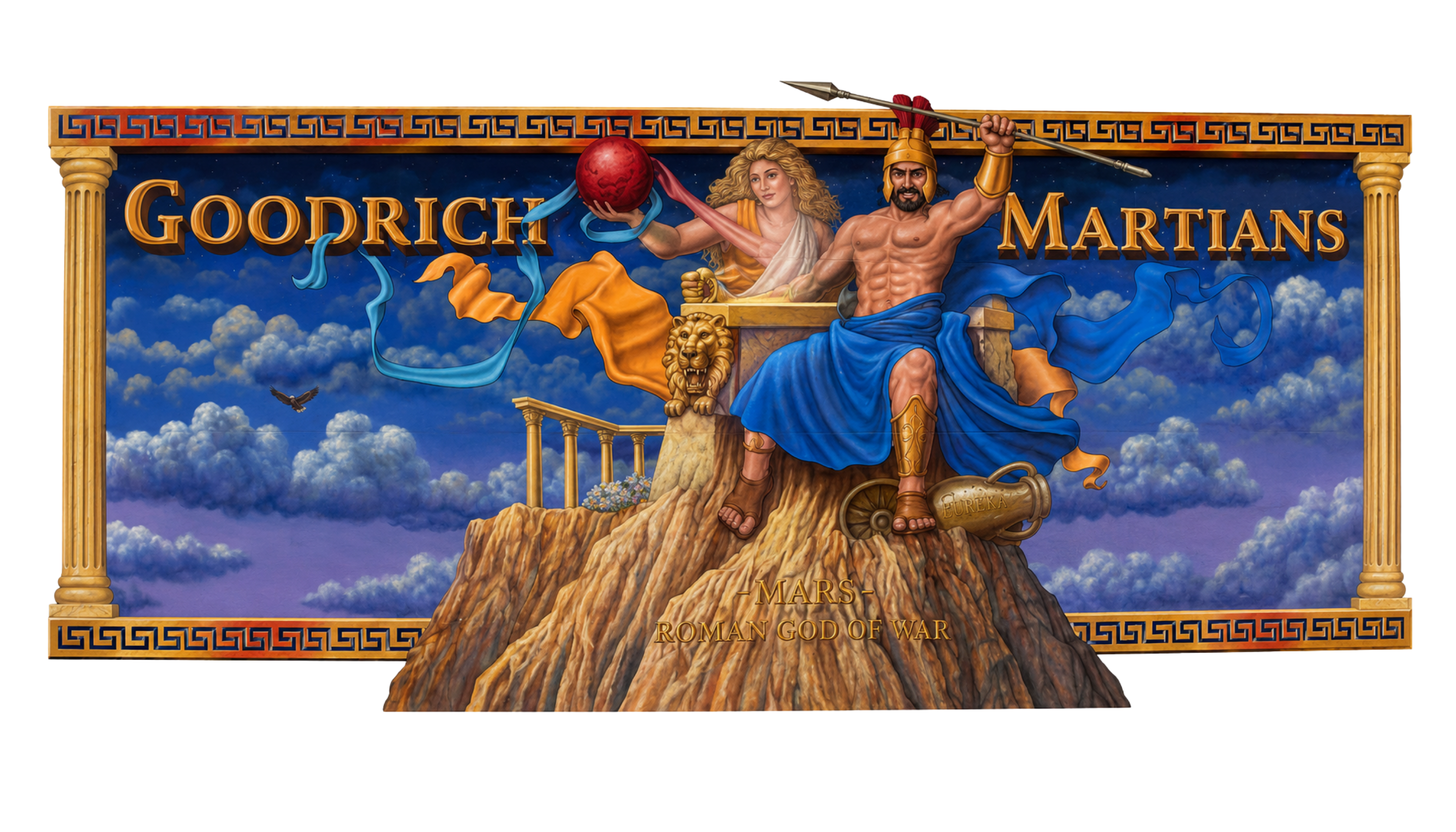 Goodrich Martians Mural